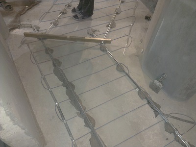 Обогрев пола с помощью Elektra VCD 17