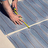 Примерка мата по всей поверхности